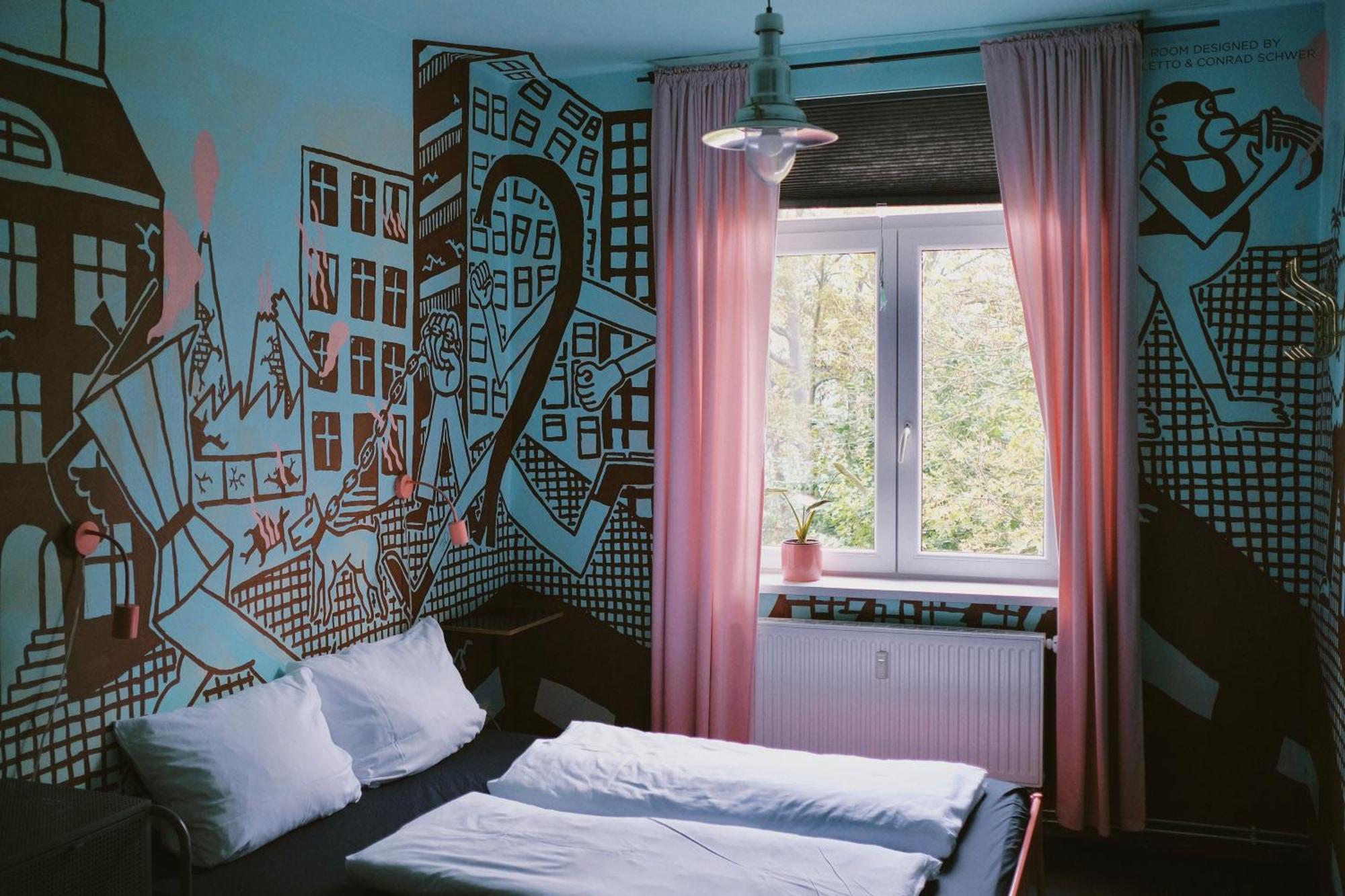 Hostel&Garten Eden Leipzig Dış mekan fotoğraf